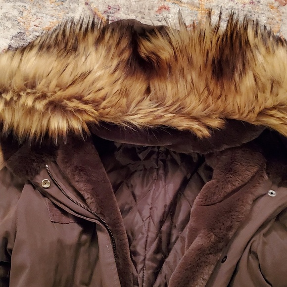 ZARA WOMENS COAT WITH OVERSIZED HOOD - Picture 6 of 6